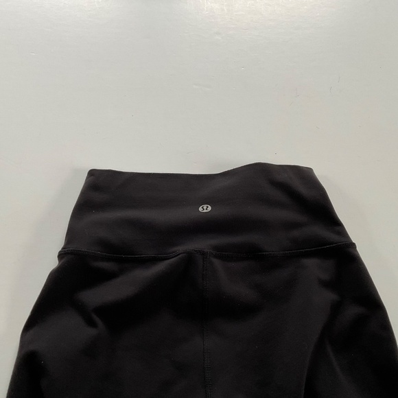 Lululemon Wunder Under Tech Mesh Banded High-Rise Leggings Sz 4 Black Yoga Gym - Picture 8 of 8